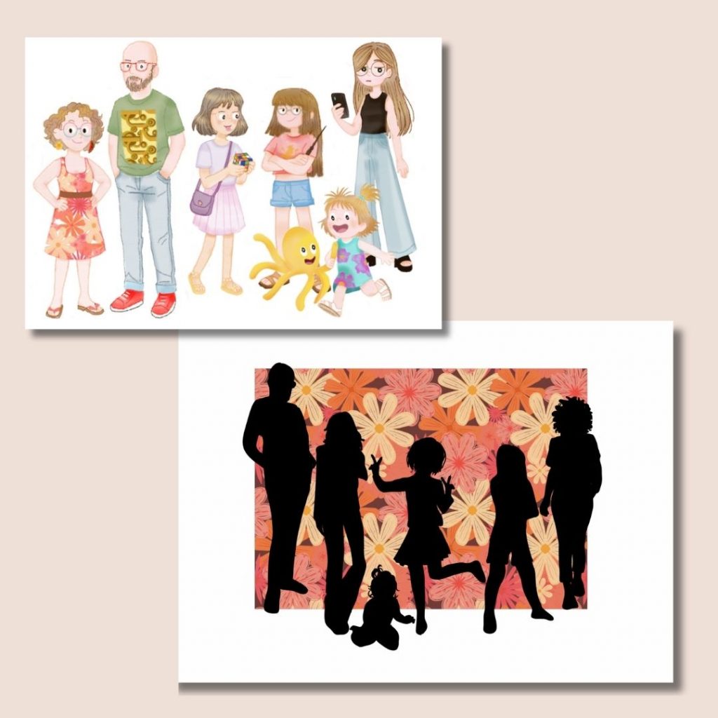 création de portraits individuel, de famille, ou encore avec peluche ou animaux ! (12)