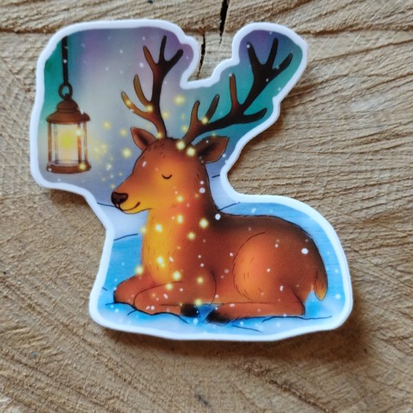 Cerf à la lanterne