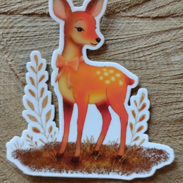 Biche au petit nœud