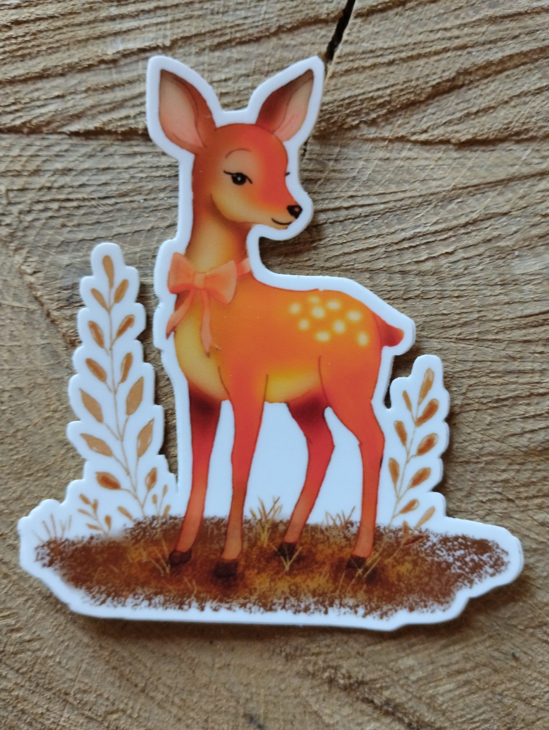 Biche au petit nœud